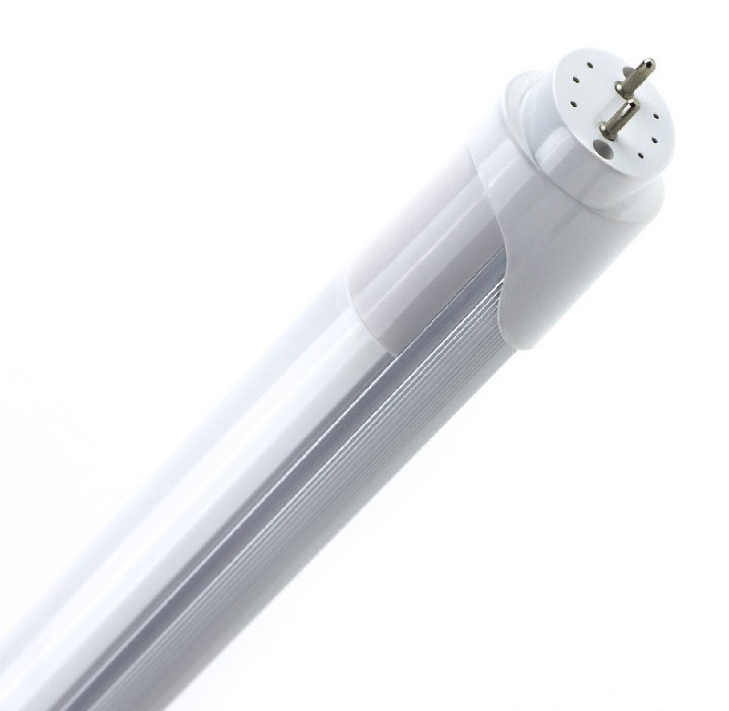 Tube LED 60cm T8 G13 Aluminium avec détecteur de mouvement Connexion Latérale 9W 100lm/W Blanc froid 6000K Non