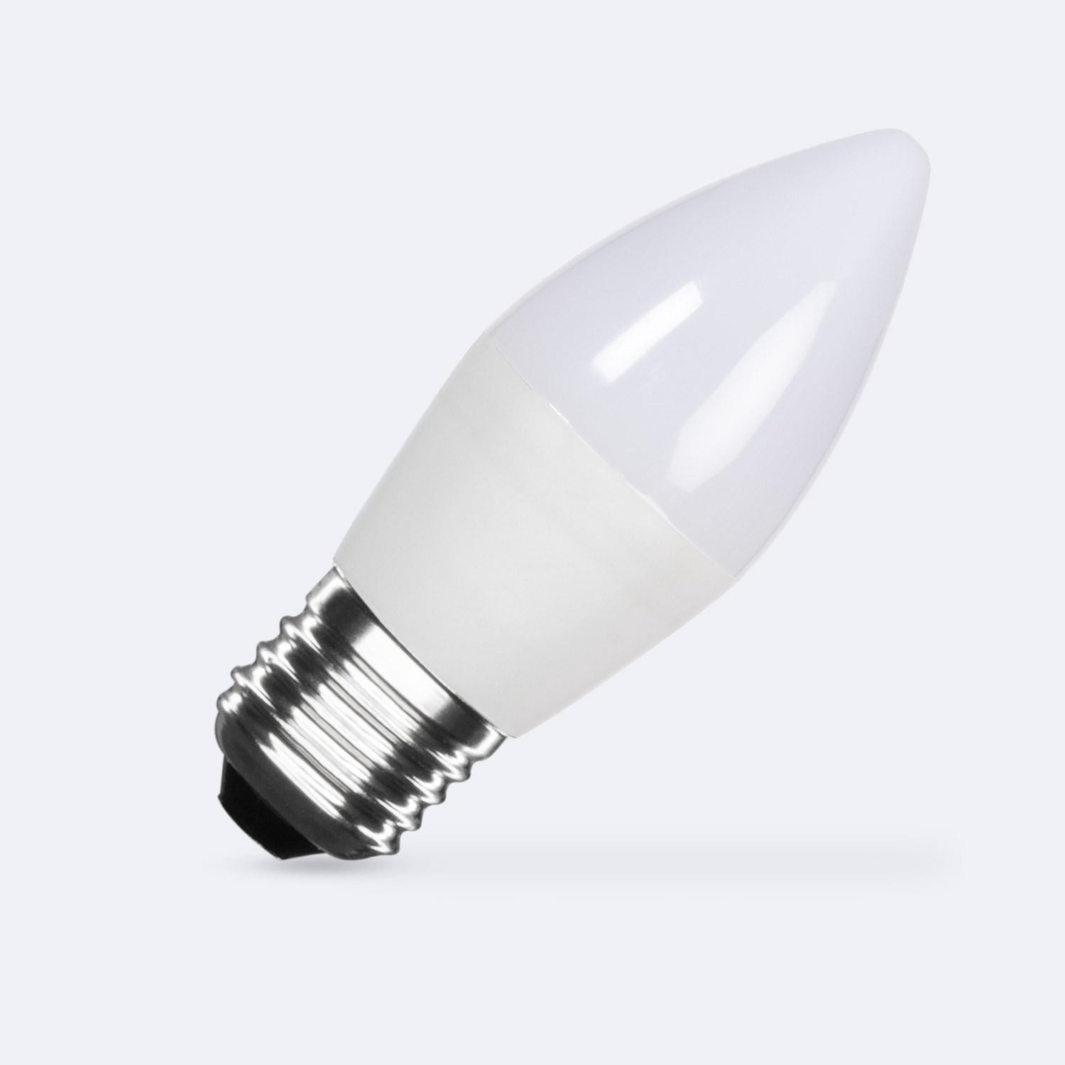 Ampoule LED E27 5W 500lm C37 No Flicker Blanc froid 6500K