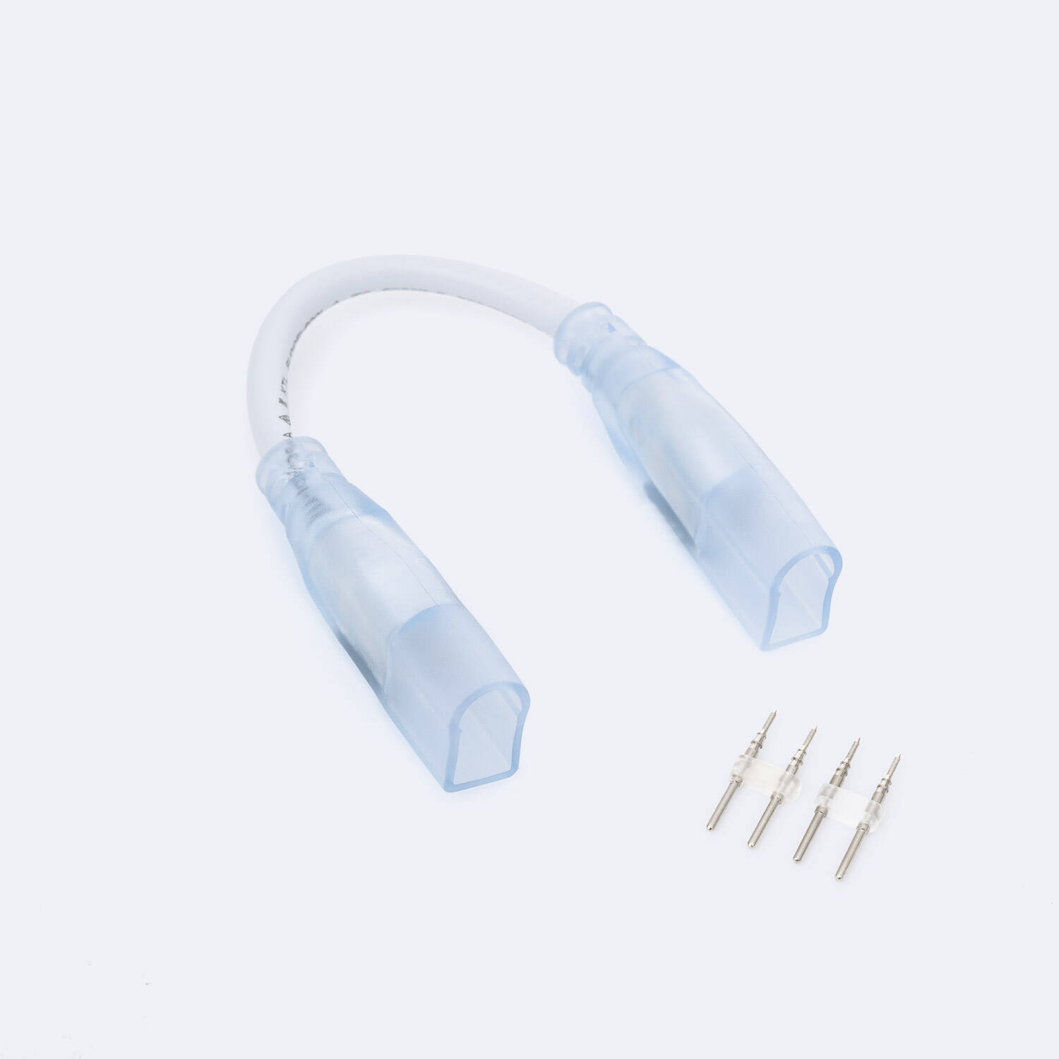 Connecteur double cablé pour Ruban Néon LED Dimmable 220V SFLEX8 Monochrome