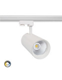 Spot LED sur Rail Triphasé 40W d'Angelo CCT LIFUD Blanc