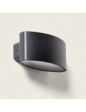 Applique Murale Extérieure LED 12W Éclairage Rectangulaire Noire Masha