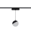 Spot LED Suspendu sur Rail Magnétique 25mm Extra-Plat 10W 48V Ø100 mm Noir