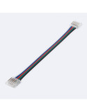 Connecteur Hippo double avec câble pour Ruban LED RGBW 24V DC COB IP20 Largeur 12mm