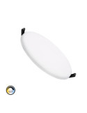 Dalle LED 18W Ronde CCT Surface Coupe Ø 160 mm IP54