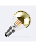 Ampoule à filament LED E14 4W 400 lm G45 Gold Reflect