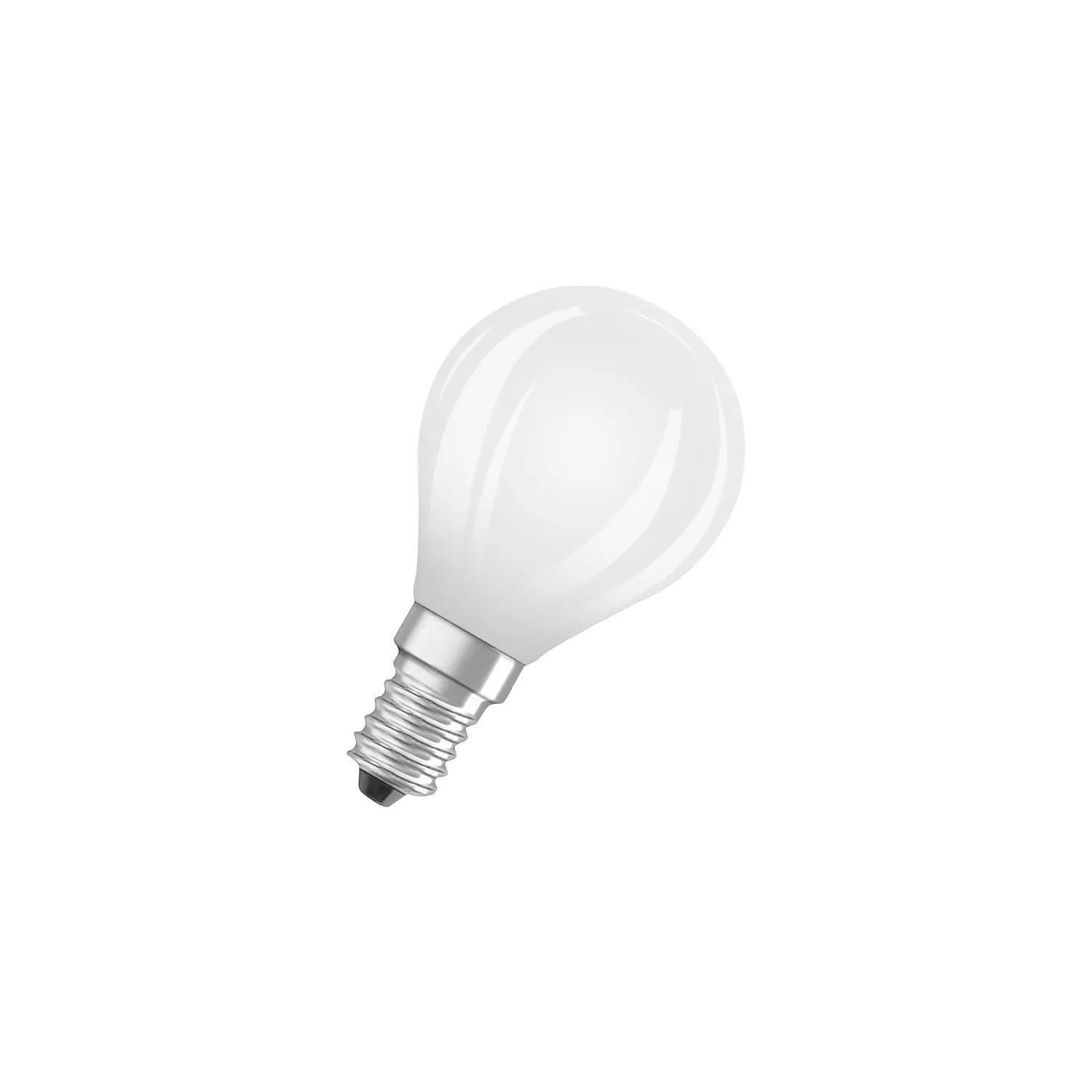 Ampoule LED Filament E14 4.8W 470lm G45 OSRAM Parathom Classic 4058075591233 Blanc chaud 2700K
