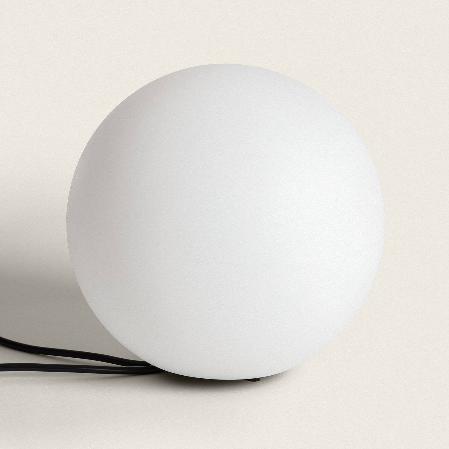 Sphère LED IP44 3W Blanc, sur piquet