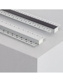 Profilé Aluminium Encastré dans Plâtre / Placo 2m pour Ruban LED