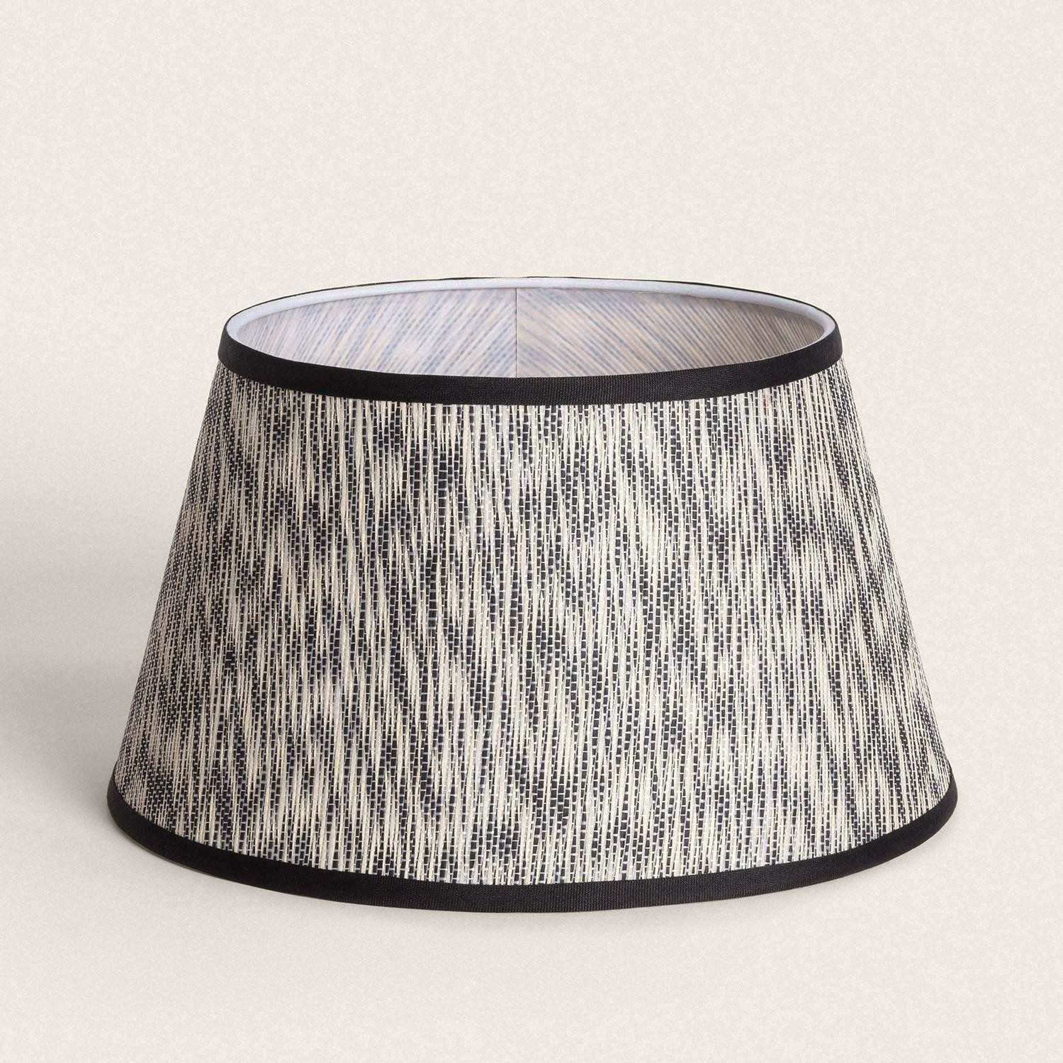Abat-jour de Lampe Raga ILUZZIA Blanc / Noir