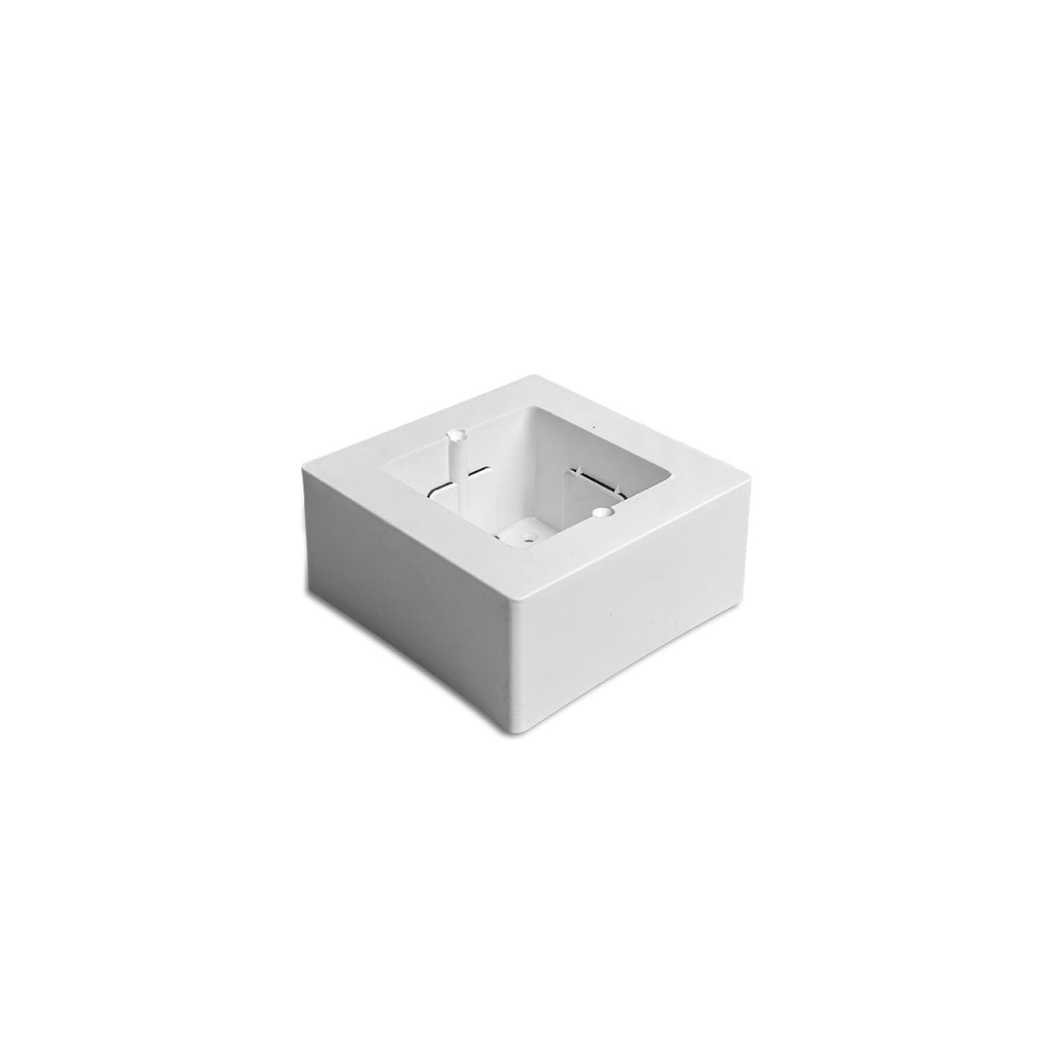 Boîte Universelle en Saillie pour Appareillage 92x92x42mm Blanc