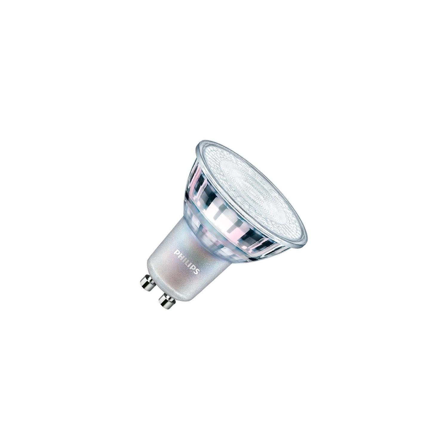 Ampoule LED Dimmable GU10 4.9W 365lm PAR16 PHILIPS CorePro MAS spotVLE 60º Blanc chaud 3000K