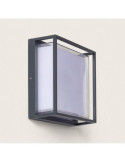 Applique murale extérieur LED à double diffuseur sélectionnable Arelien 20 W en aluminium CCT