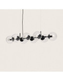 Suspension Métal et Verre Wassily 8 Spots