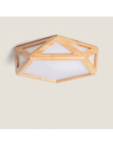 Plafonnier LED Bois CCT Sélectionnable Altigen 20W