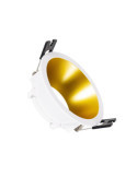 Collerette Downlight Conique Reflect pour Ampoule LED GU10 / GU5.3 Coupe Ø 75mm