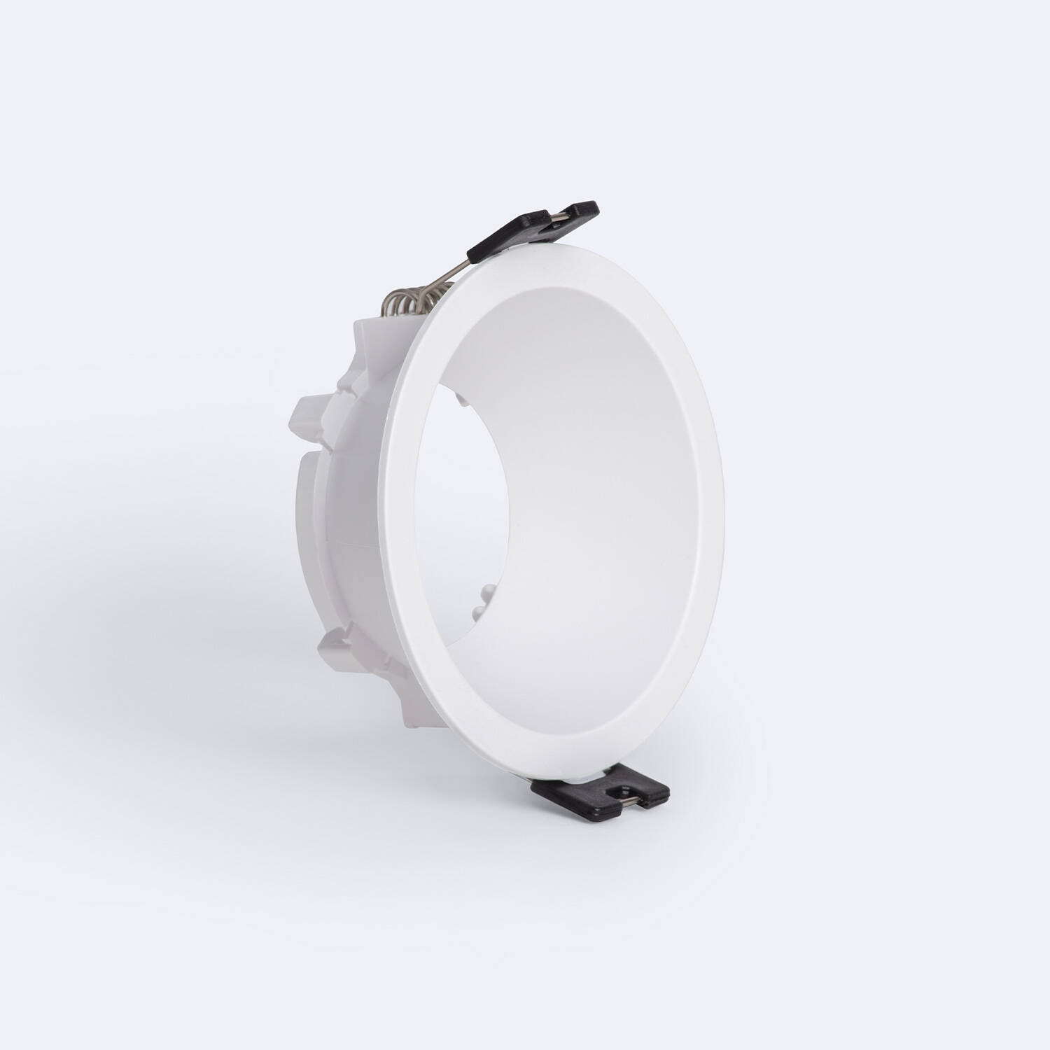 Collerette Downlight Conique Reflect pour Ampoule LED GU10 / GU5.3 Coupe Ø 75mm Blanc