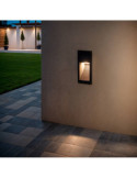 Balise LED Extérieure 3W Encastrable au Mur Cooper Grise