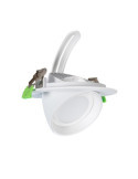 Downlight LED 24W Rond Orientable OSRAM 120lm/W LIFUD Coupe Ø 170 mm