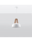 Suspension Bois Naturel Casco SOLLUX