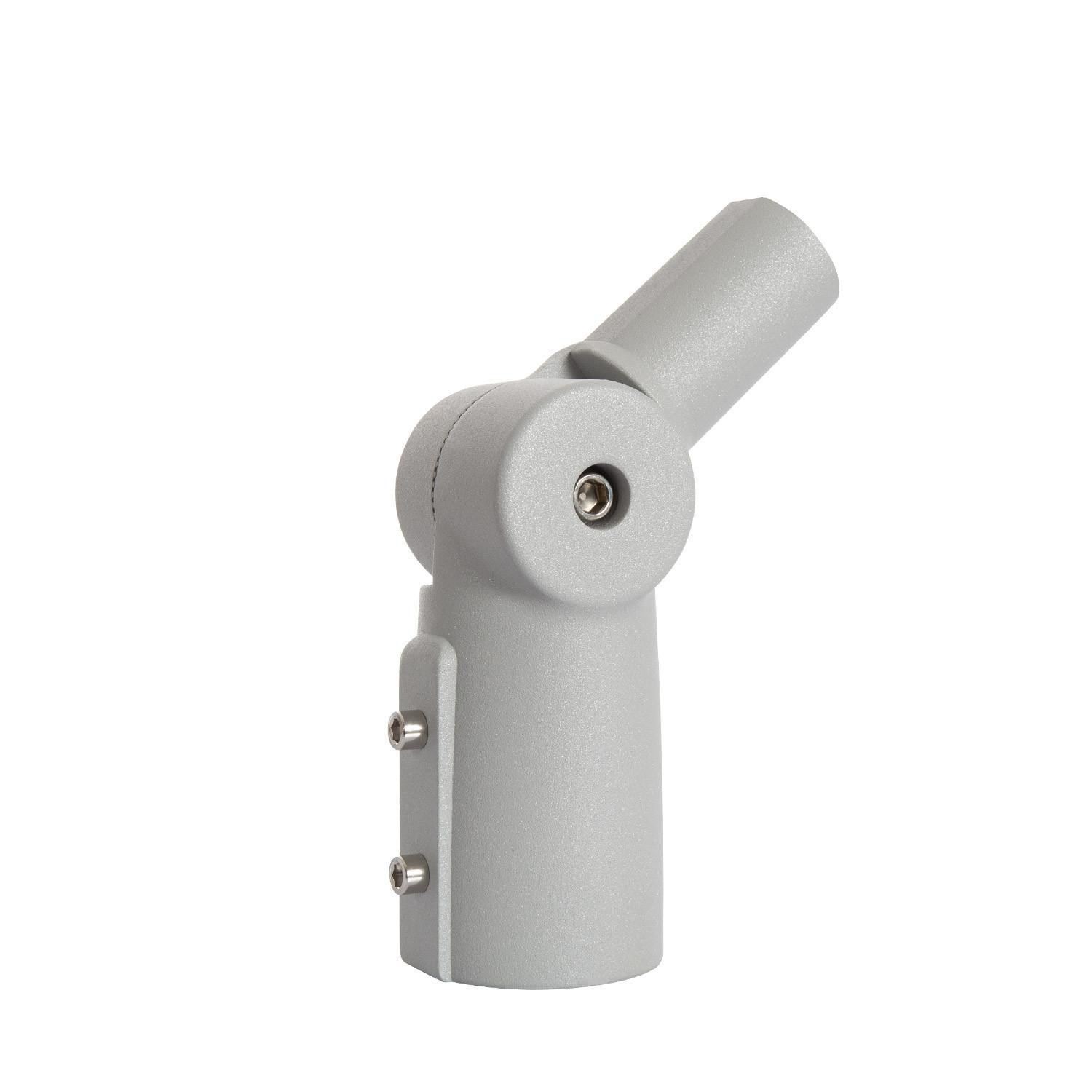 Bras sur Colonne Orientable 90º Ø44mm pour Luminaires Éclairage Public Gris Gris