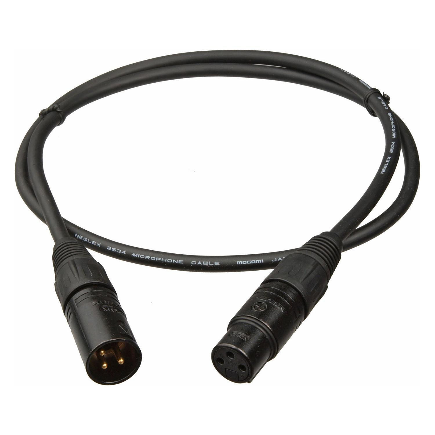 Câble XLR Canon pour Console DMX Noir