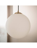 Suspension Métal et Verre Moonlight Brass