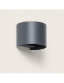 Applique Murale LED  10 W Extérieure Aluminium CCT Sélectionnable Éclairage Double Face en Iridix Round