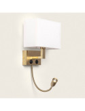 Applique Murale Métal  avec Flex LED de Lecture Waldorf