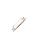 Dalle LED 15W Carrée Extra-Plate Coupe 180x180mm Argentée