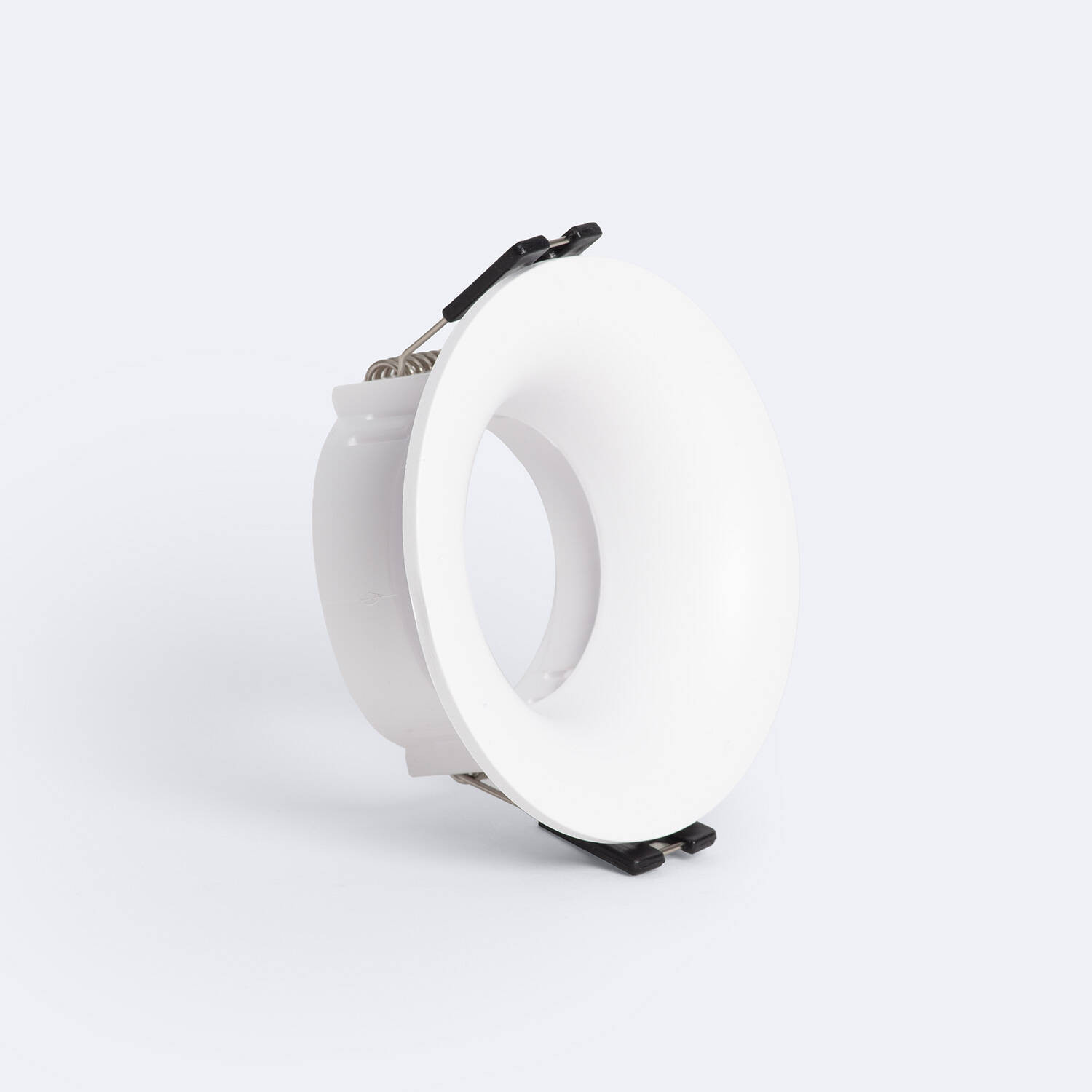 Collerette Downlight Conique Faible UGR pour Ampoule LED GU10/GU5.3 Coupe Ø 70mm Blanc