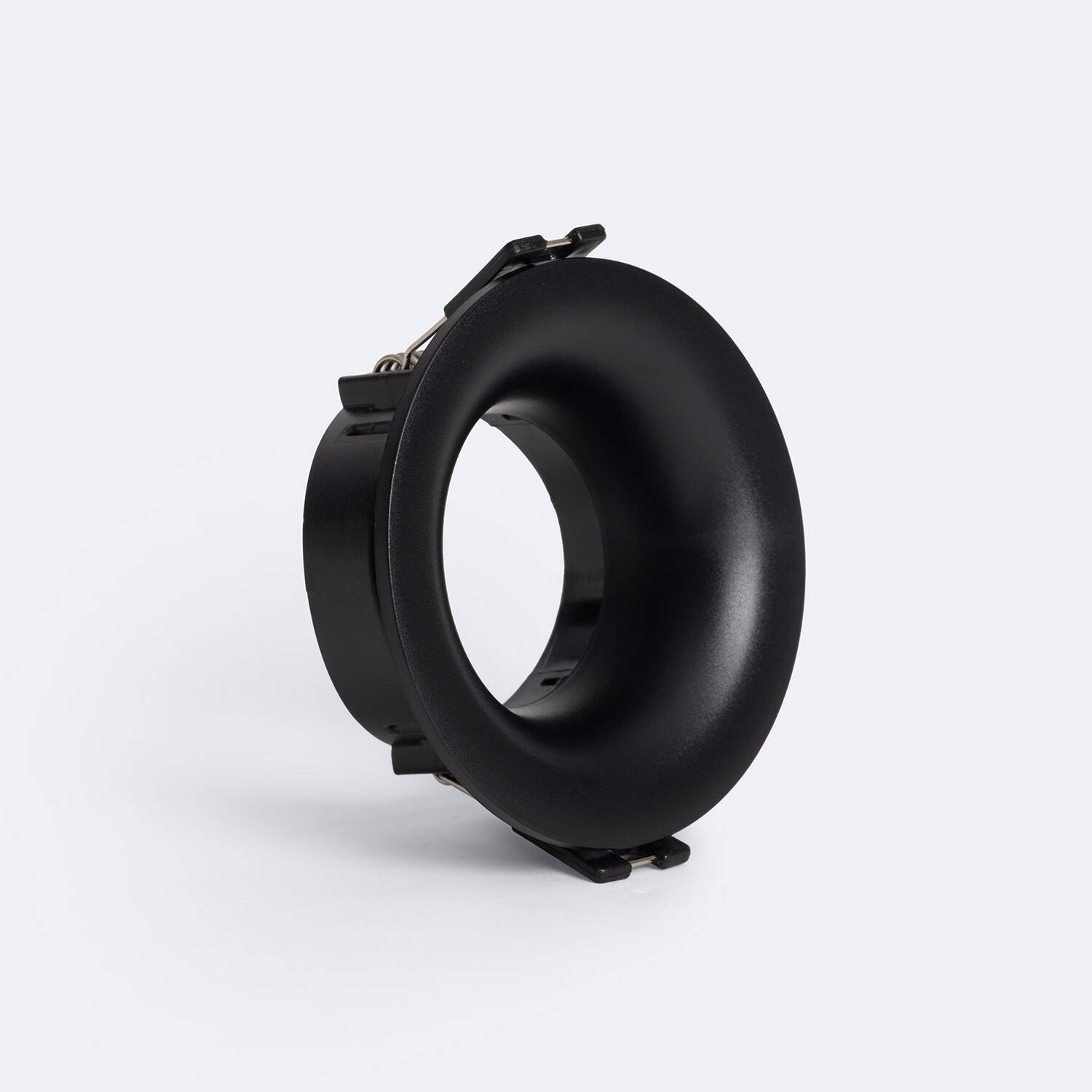 Collerette Downlight Conique Faible UGR pour Ampoule LED GU10/GU5.3 Coupe Ø 70mm Noir