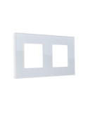 Plaque Crystal 2 Emplacements Modern
