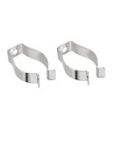 Clips de Fixation Aluminium pour Tube LED T8 (2 unités)