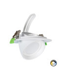 Downlight LED 48W Rond Orientable OSRAM CCT 120 lm/W LIFUD Coupe Ø 195 mm