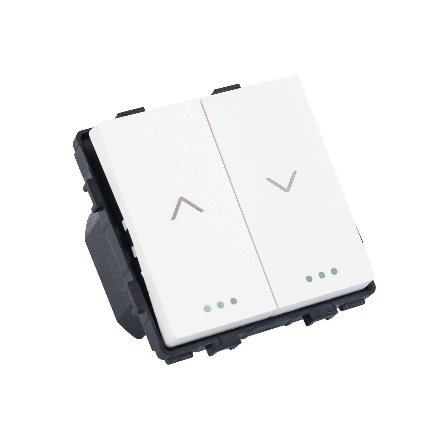 Bouton-Poussoir pour Volets Roulants Automatiques avec Flèches Modern Blanc