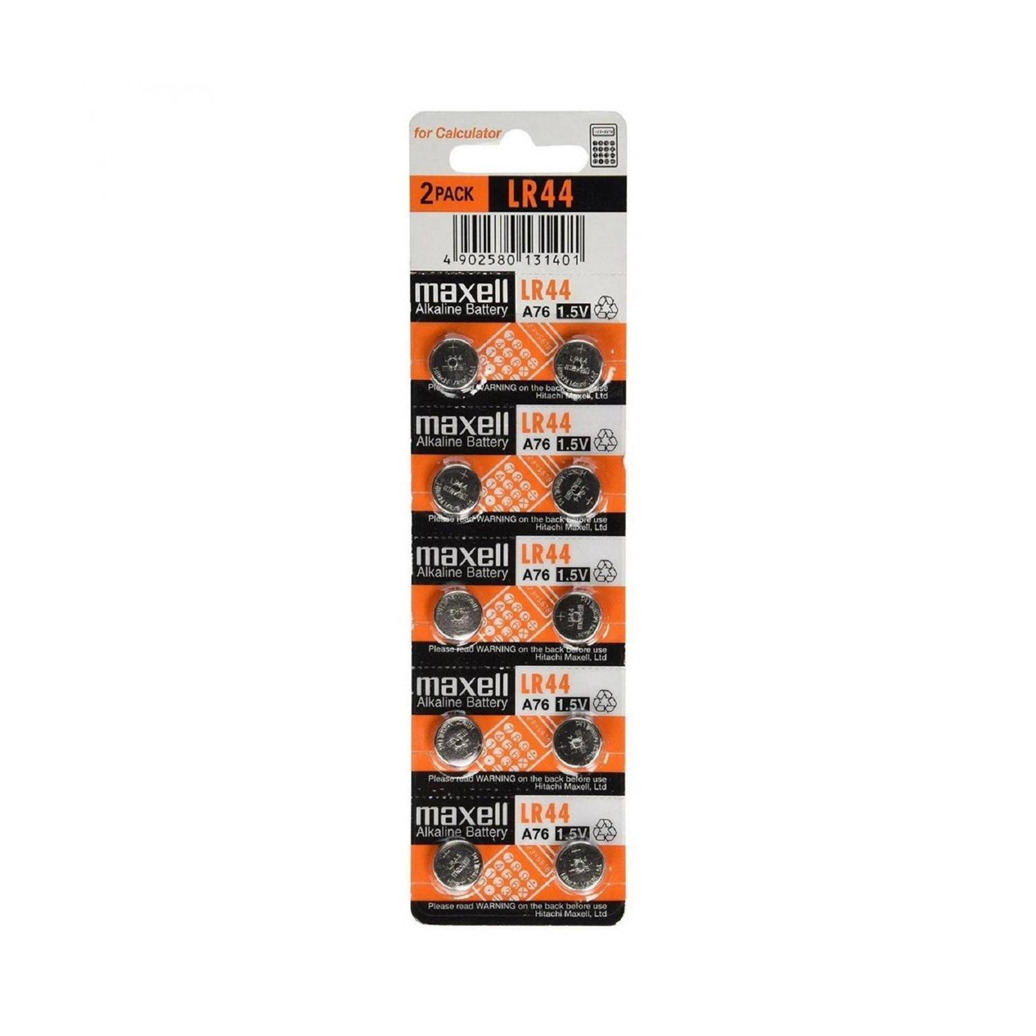 Blister 10 Piles Bouton Alcalines 1.5V LR44 AG-13 1.5V
