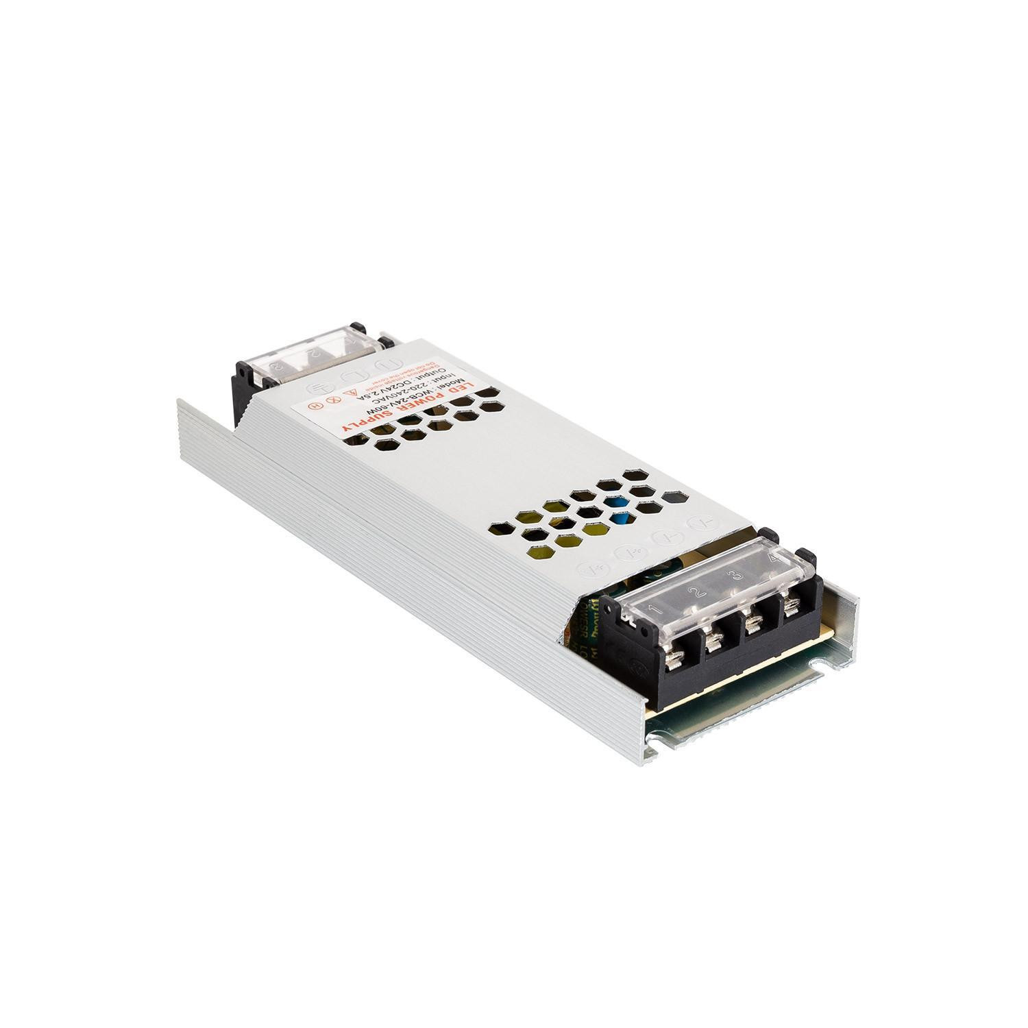 Bloc d'Alimentation Slim 24V DC 60W 2.5A 60W