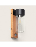 Applique Murale Extérieure Acier Inoxydable et Verre avec Détecteur de Mouvement Isoba