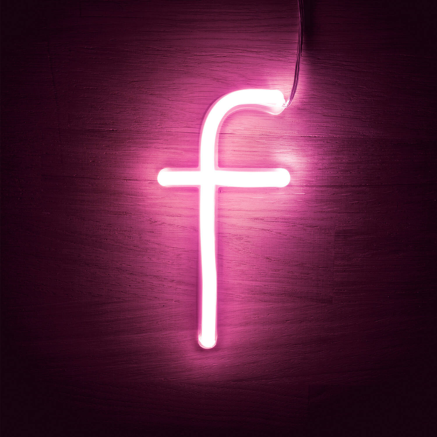 Lettres Néon LED Rose F Rose