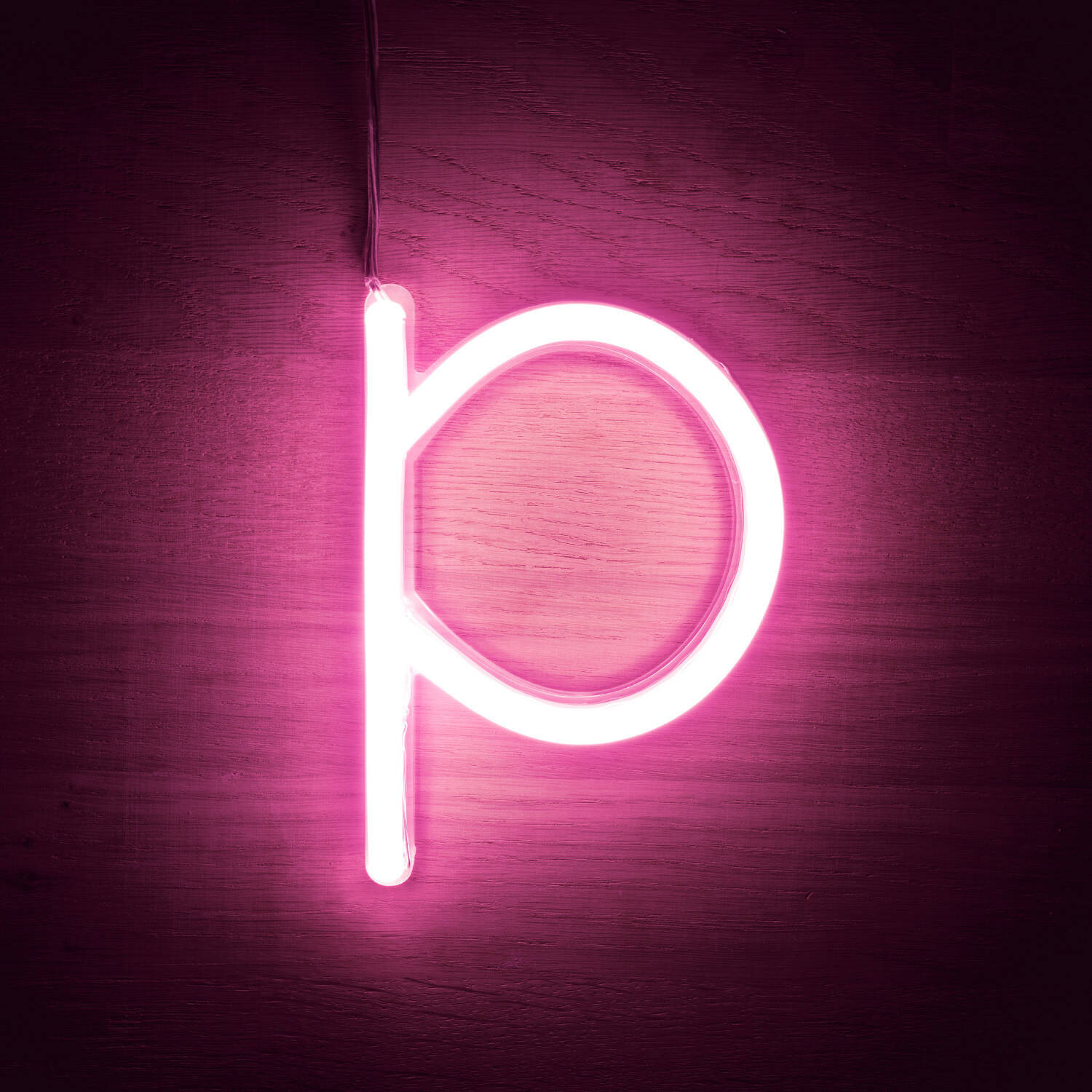 Lettres Néon LED Rose P Rose