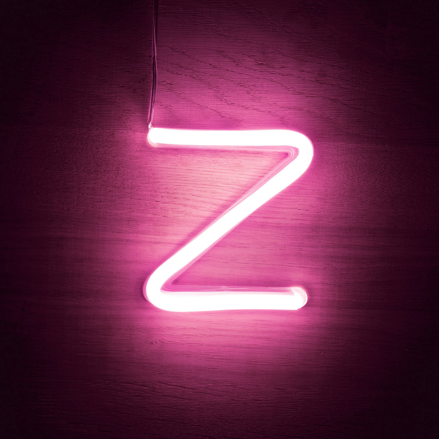 Lettres Néon LED Rose Z Rose