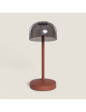 Lampe à Poser LED Portable Extérieur Métal avec Batterie Rechargeable Lendora