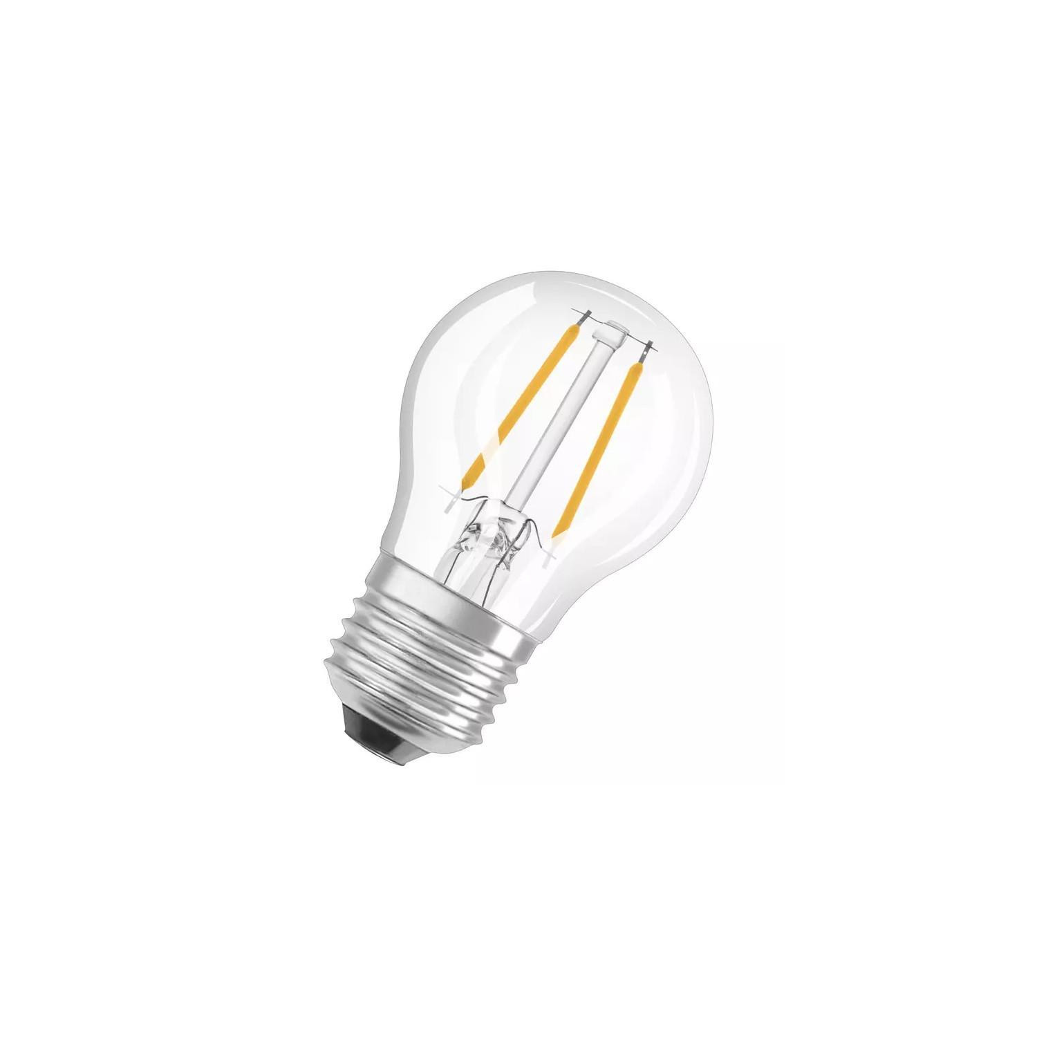 Ampoule LED Filament E27 4.8W 470lm G45 OSRAM Parathom Classic 4058075590694 Blanc chaud 2700K