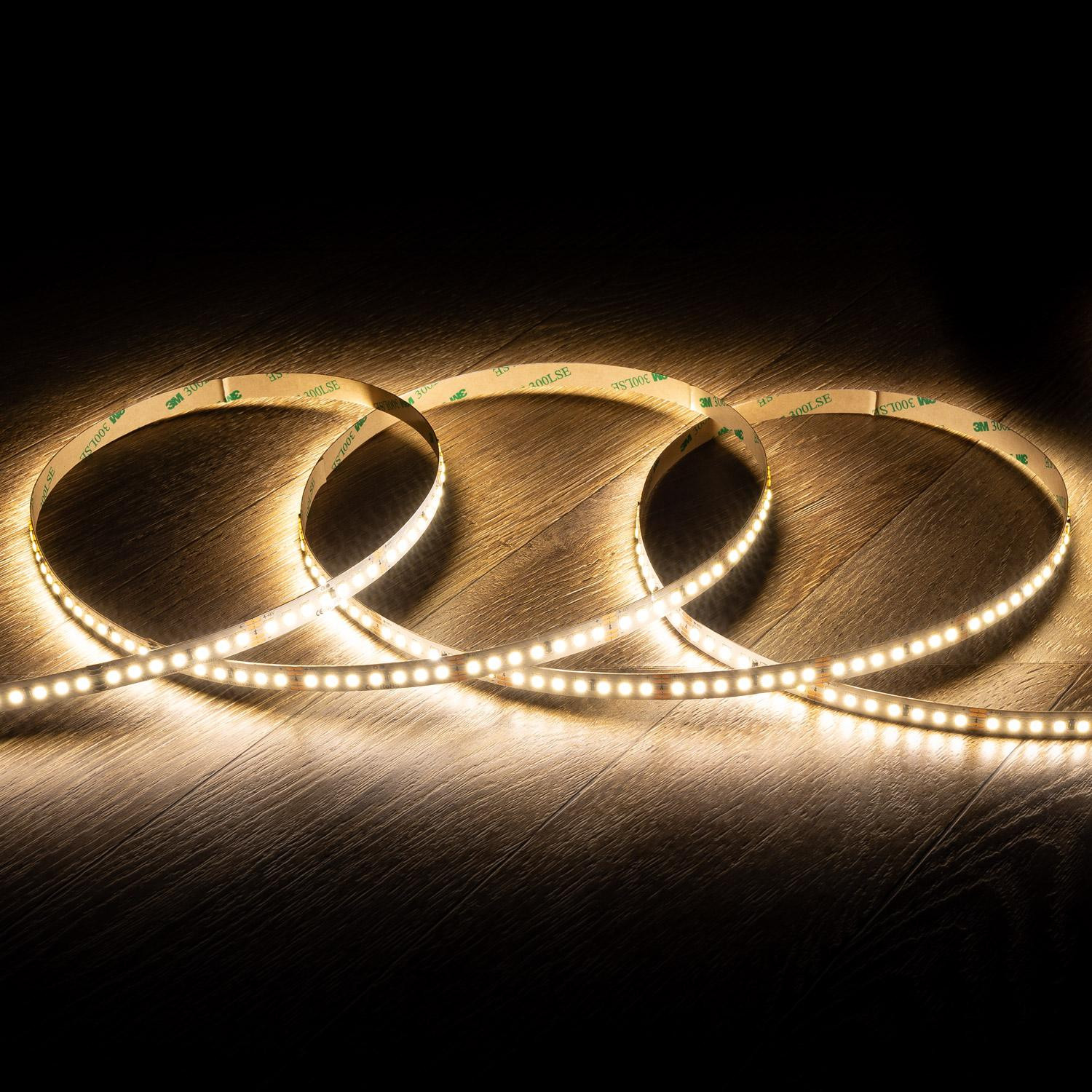 Ruban LED 48V DC SMD2835 140LED/m IP20 30m Ancho 10mm Coupe tous les 5cm Longue distance Blanc neutre 4000K