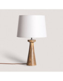 Lampe de table en bois Rani ILUZZIA