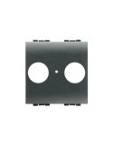 Façade TV/R-SAT Universelle 2 Modules BTicino Living Light L4212