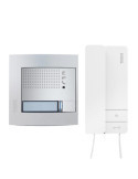 Kit Interphone 2 Logements 2 fils avec Panneau SFERA NEW et 2 Téléphones Serie 8 TEGUI 378132