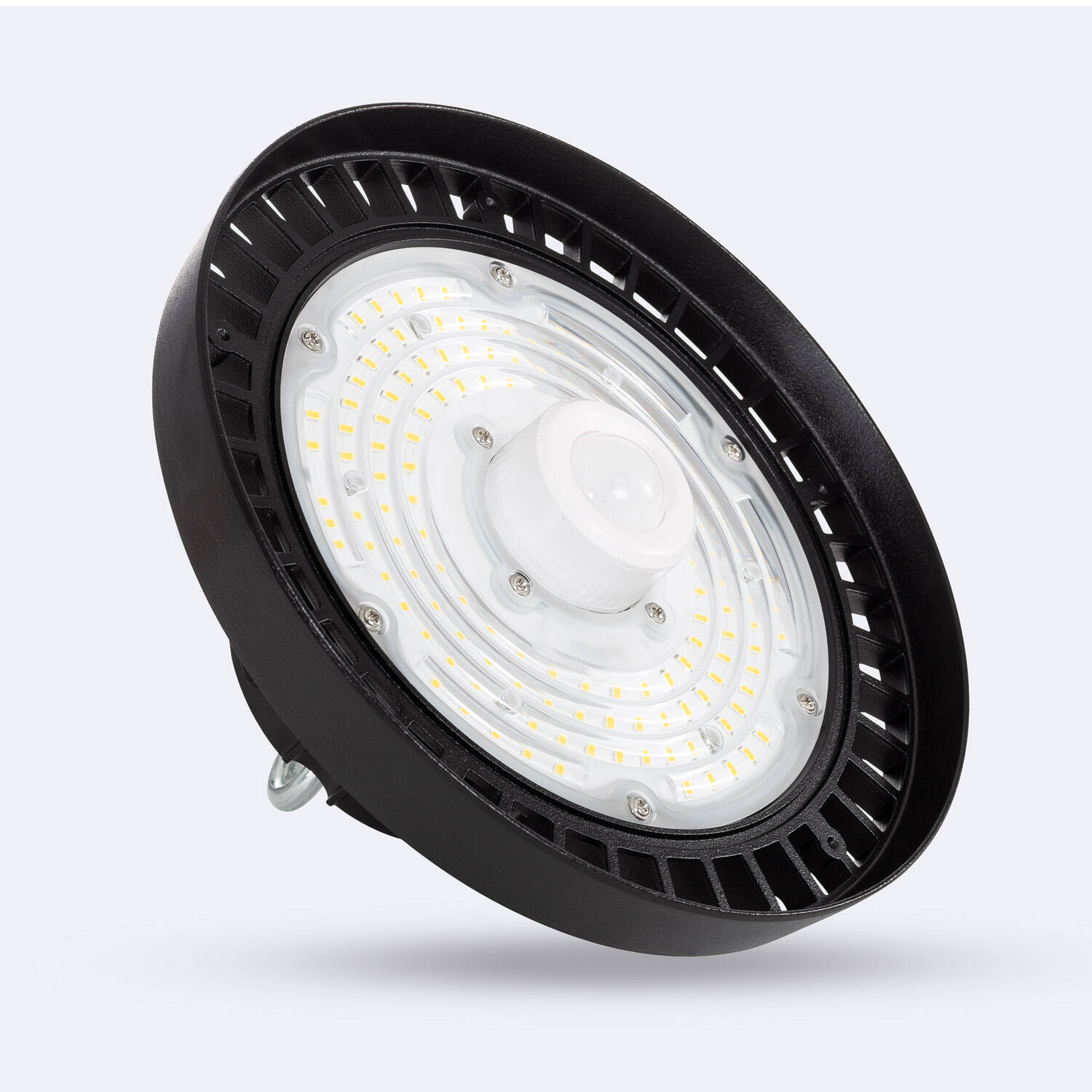 Cloche LED Industrielle UFO 100W 170lm/W LIFUD SMART Détecteur de Présence Blanc chaud 3000K PIR