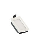 Downlight LED 10W Carré SAMSUNG Aero 130 lm/W Microprismatique LIFUD Coupe 85x85 mm