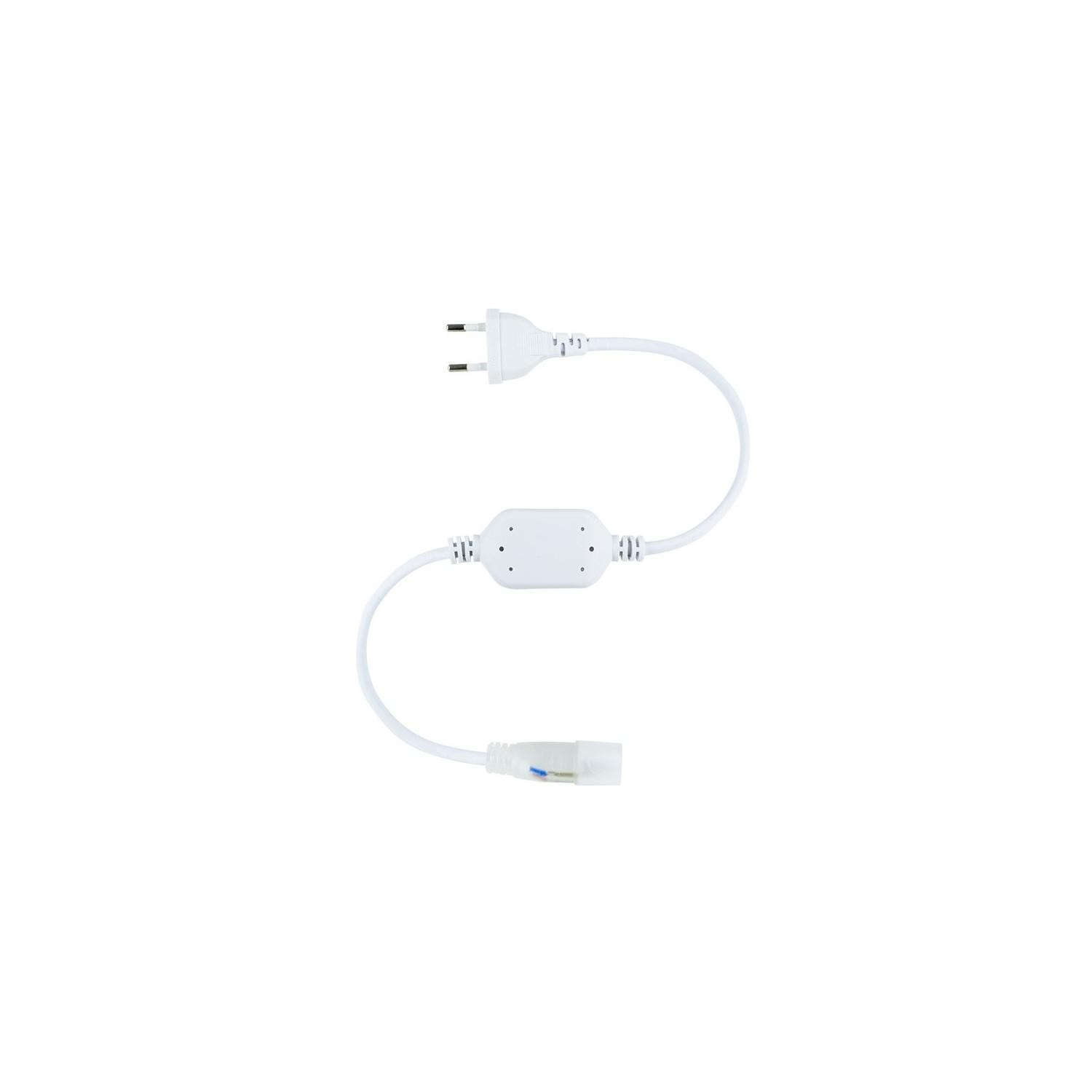 Câble Rectificateur pour Néon LED Flexible 360º Rond Monochrome Blanc